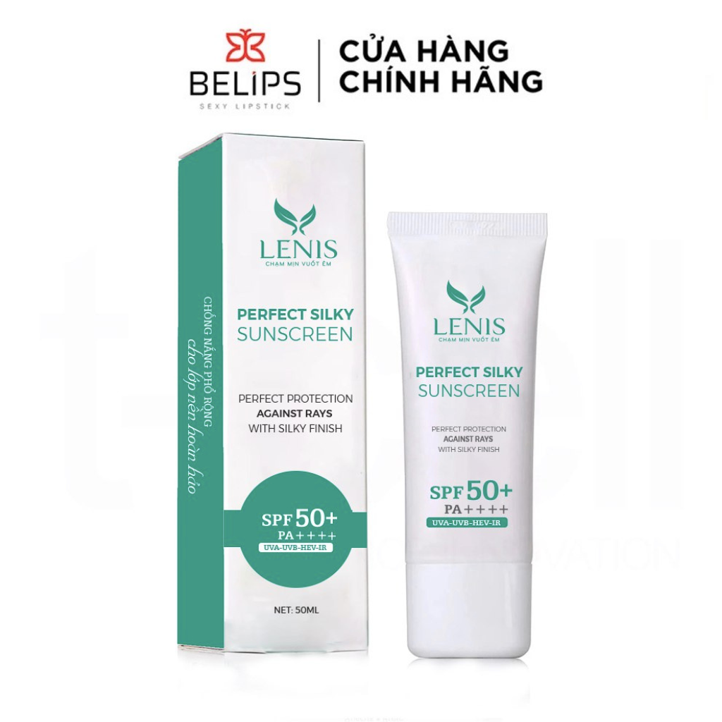 Kem Chống Nắng Phổ Rộng Perfect Silky Sunscreen , SPF 50+, Pa++++, Chống Lại Các Loại Tia, Tốt Cho Da, 50ML - BELIPS