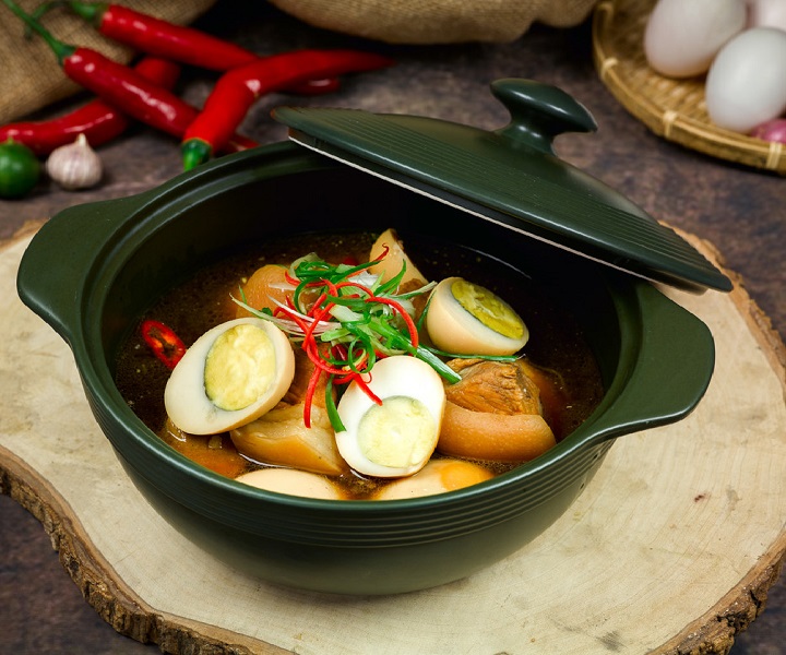 nồi kho thịt kho cá sứ Minh Long 1.1L - nồi sứ kho thịt cá minh long
