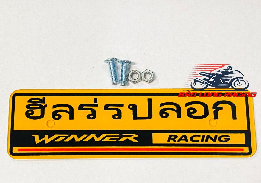 Bảng tên Thái Chữ WINNER gắn xe máy tặng kèm ốc siêu Rẻ Đẹp