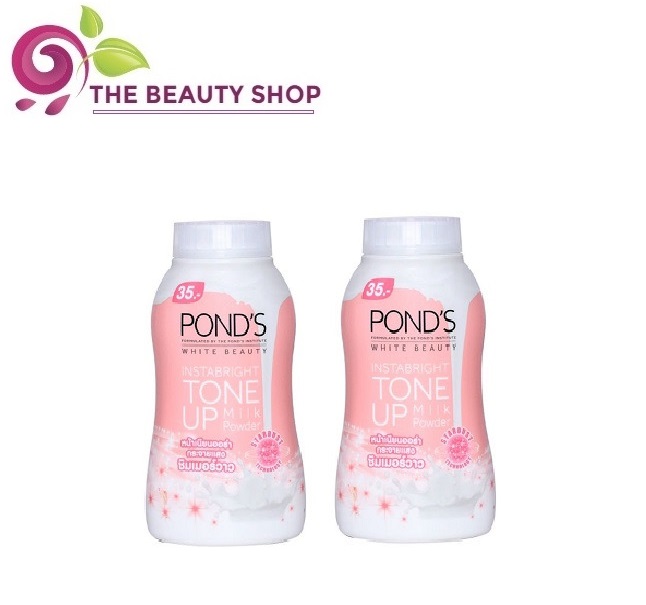 COMBO 2 Phấn Phủ Nâng Tông Pond's White Beauty Instabright Tone Up Milk Powder 40g