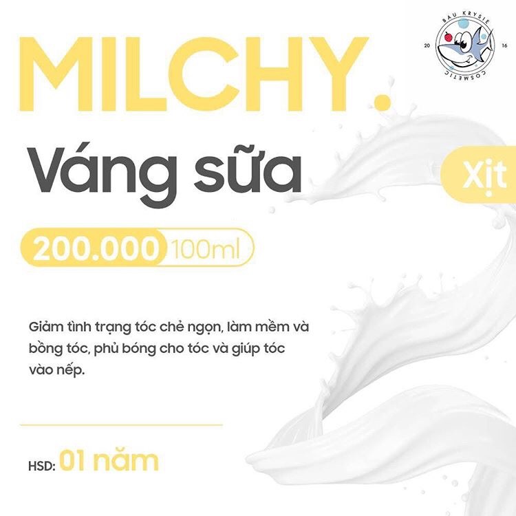 Xịt dưỡng tóc váng sữa - milchy