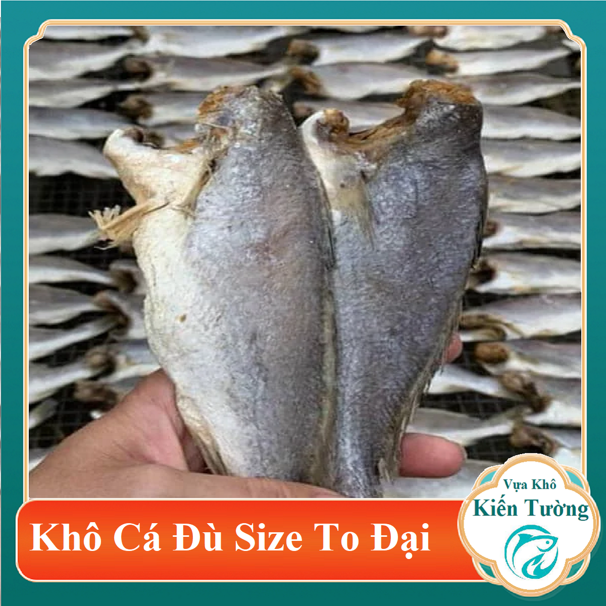 Khô cá đù size khủng đặc sản cà mau 250g-vựa khô kiến tường