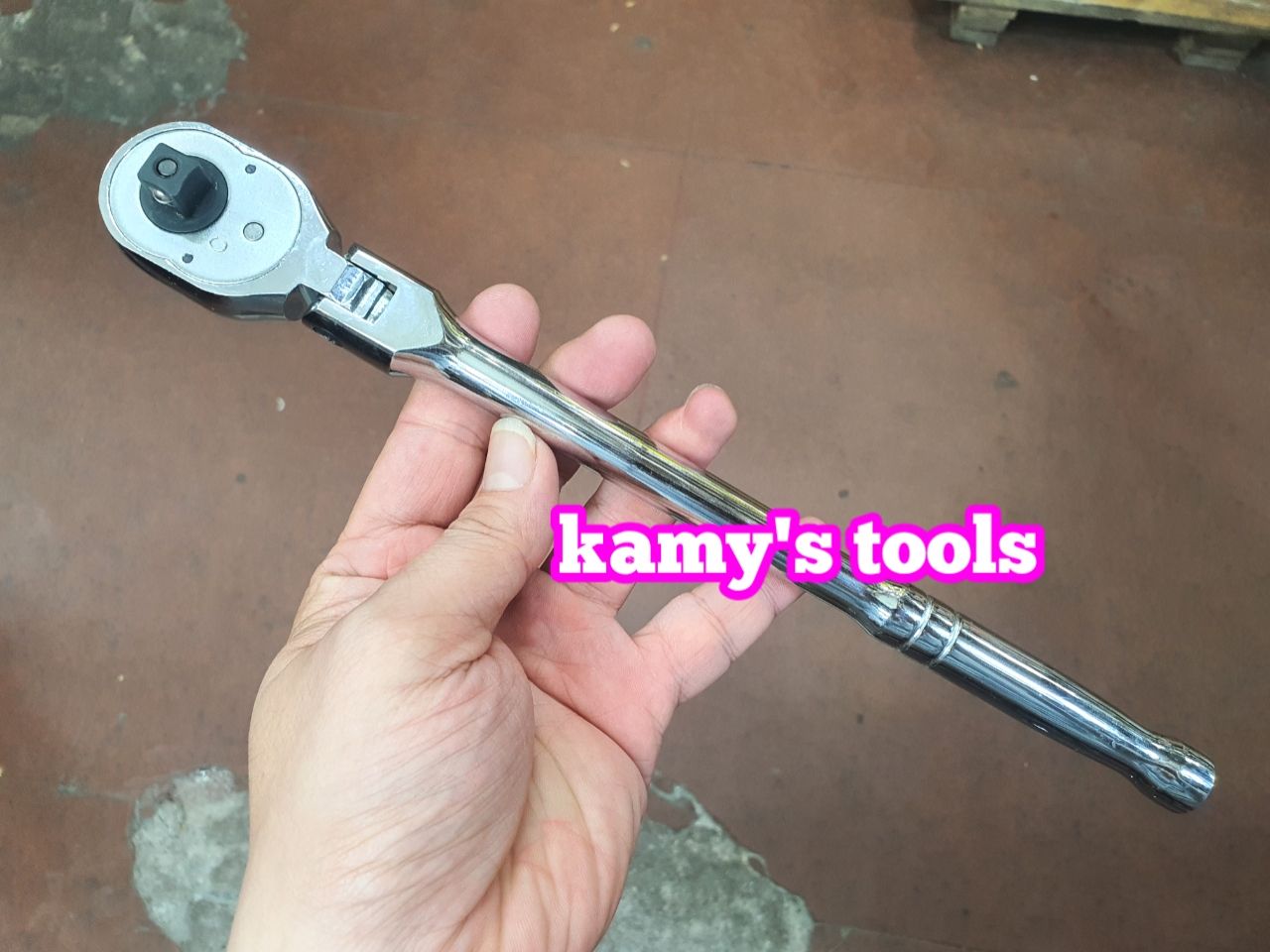 Cần siết tự động đầu lắc léo 3/8 kingtony model 3781-11p