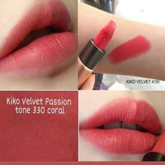 Son Kiko Velvet Passion Matte 330 – Coral