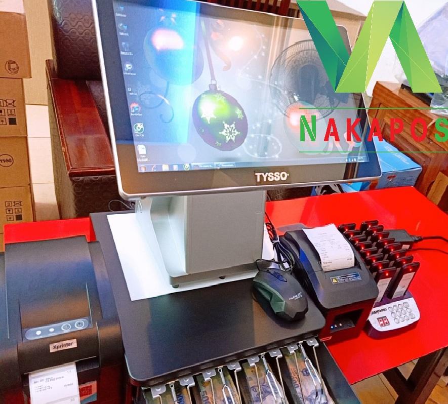 [HCM]Trọn bộ máy tính tiền bán hàng Nakapos cho mọi mô hình Trà Sữa Cà Phê Quán ăn Shop Siêu Thị