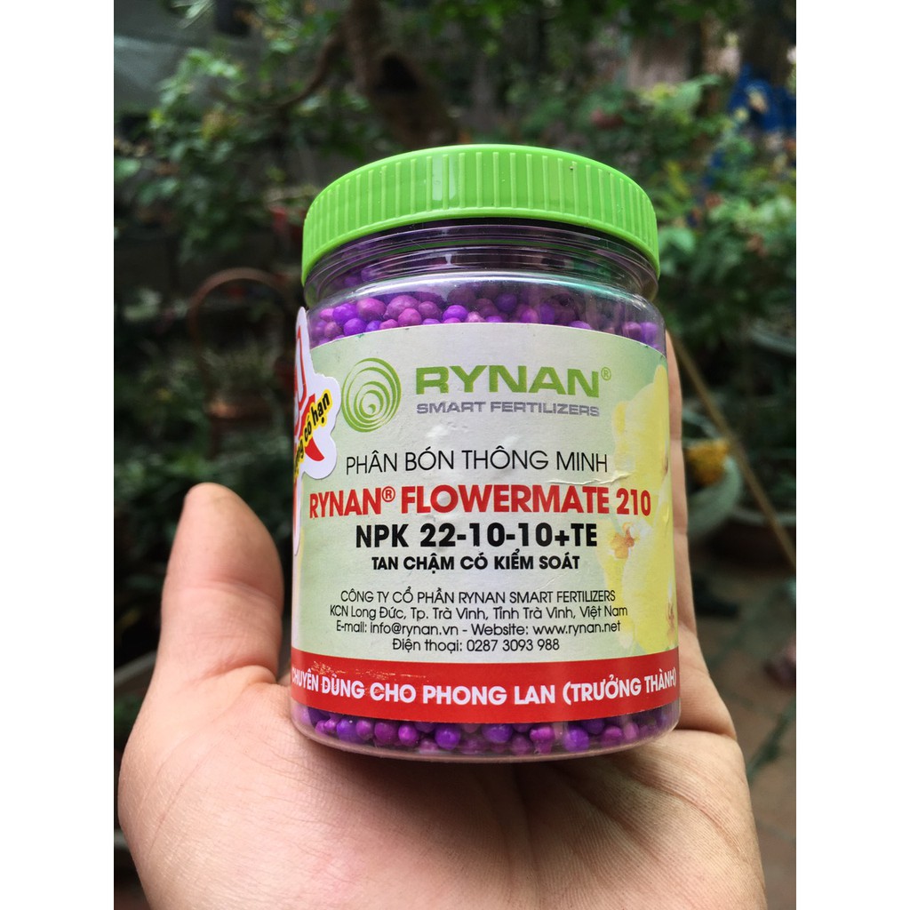 Phân bón hoa lan Rynan NPK 20-10-10 dùng cho phong lan trưởng thành