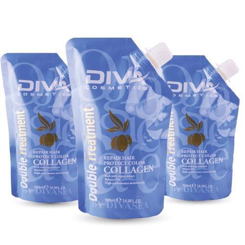 DIVA - Dầu Hấp Ủ Dưỡng Ẩm Phục Hồi Siêu Mềm Mượt Diva Collagen 500ml ALYA