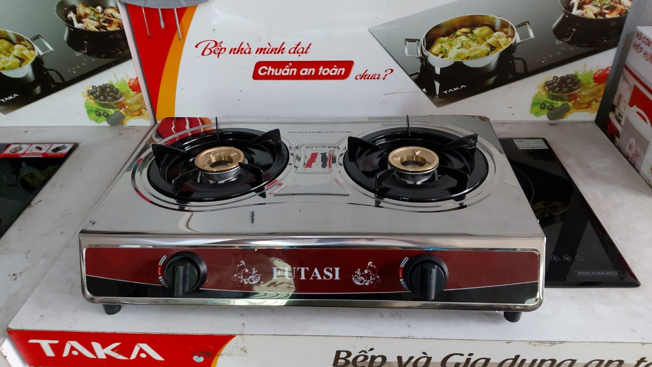 Bếp ga đôi inox cao cấp futashi.zodo
