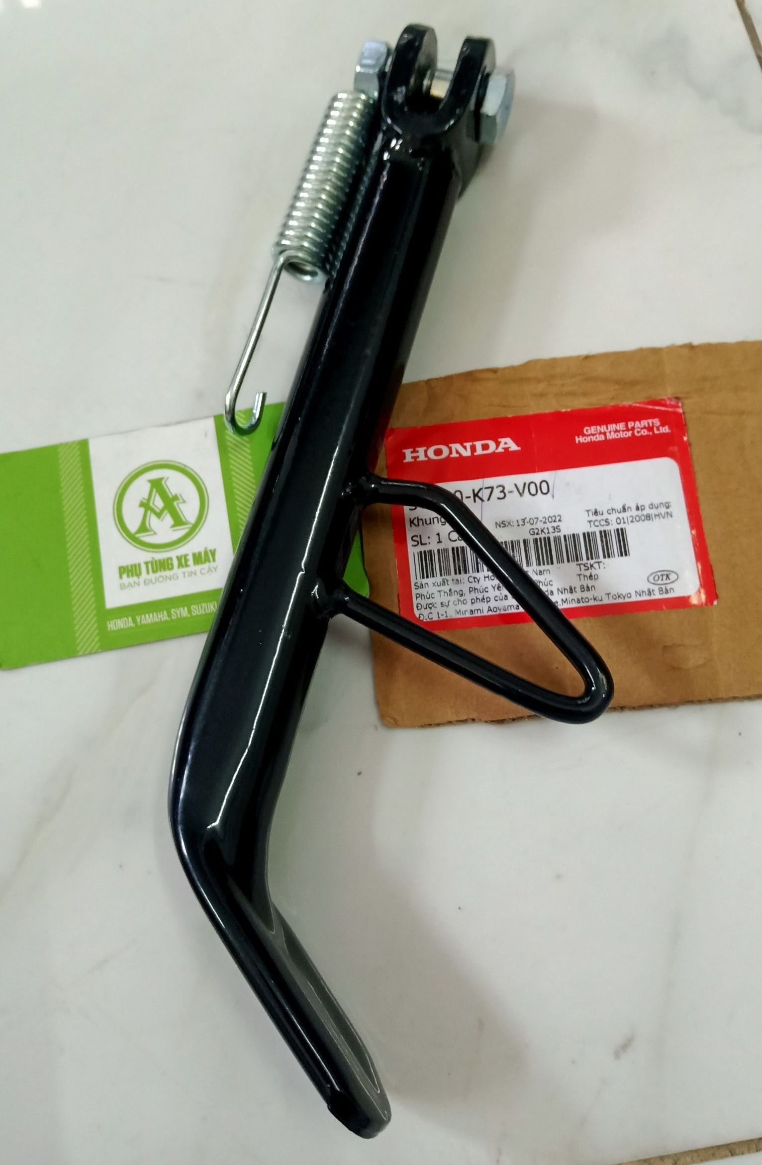 1 Set of Dream / Wave Motorcycle Anti-Flip System (Including Canopy + Spring)