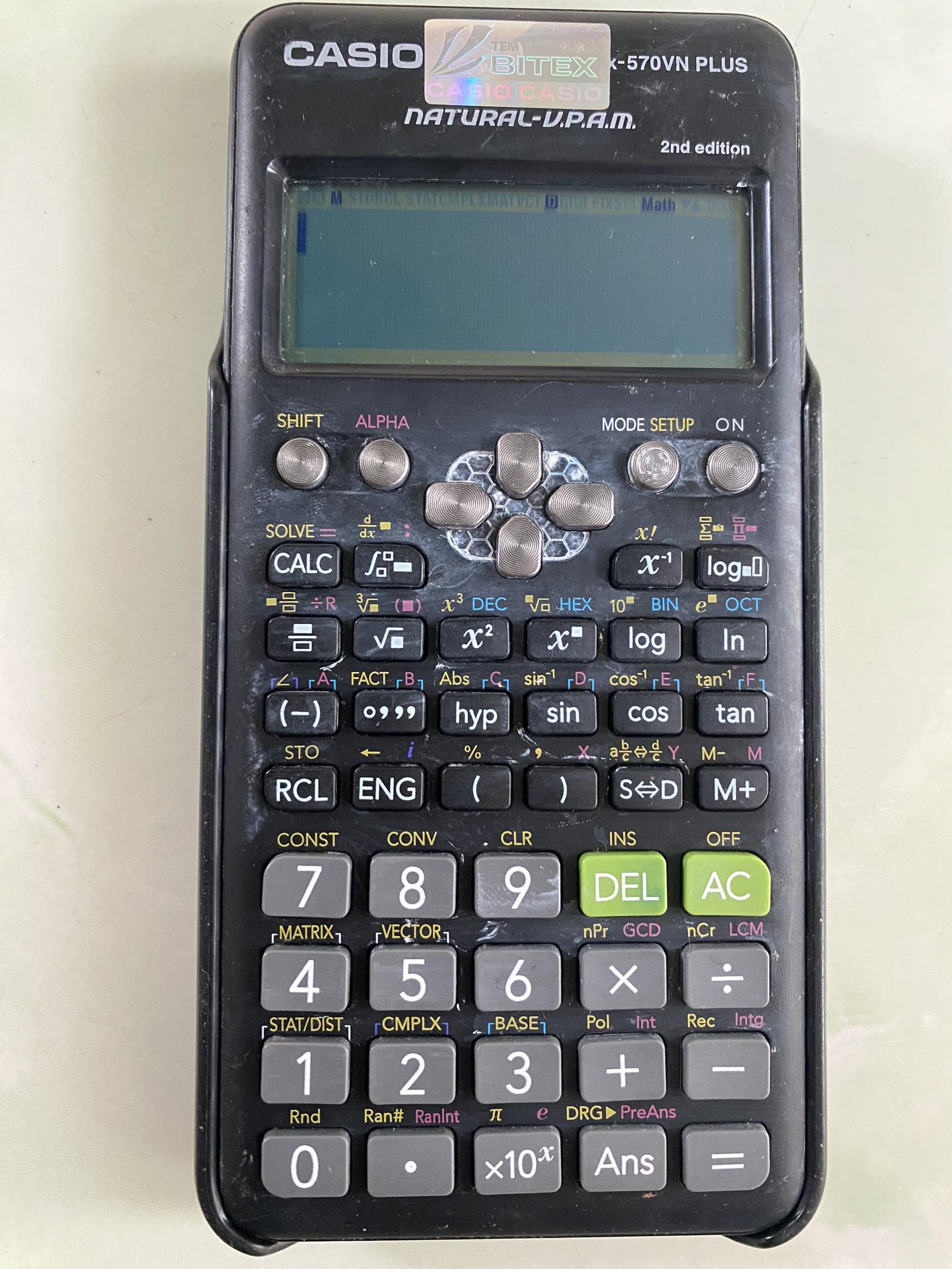 Máy tính Casio FX570VN plus_2nd edition chính hãng