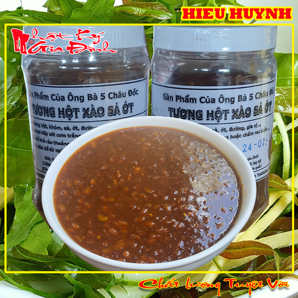 500gr Tương Hột Xào Sả Ớt Vừa Ăn Thơm Ngon Truyền Thống Chính Hiệu Ông Bà 5 Châu Đốc