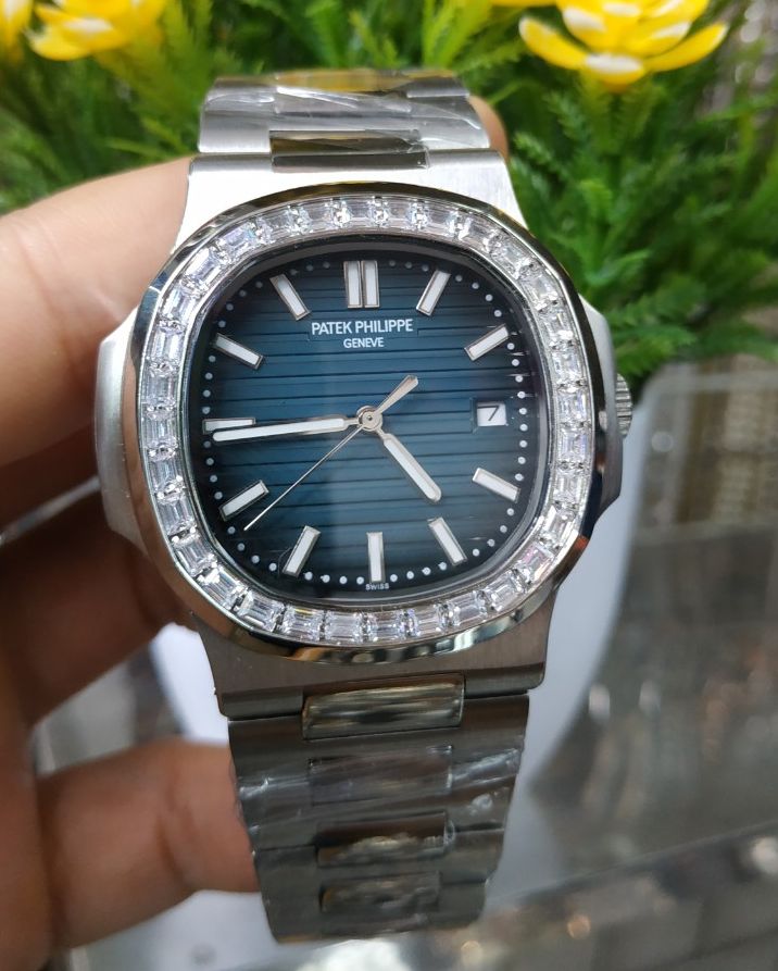 {LAZADA ĐỒNG HỒ HÀNG HIỆU } ĐỒNG HỒ NAM PATEK PHILIPPE AUTOMATIC NAUTILUS + Thẻ Bảo Hành
