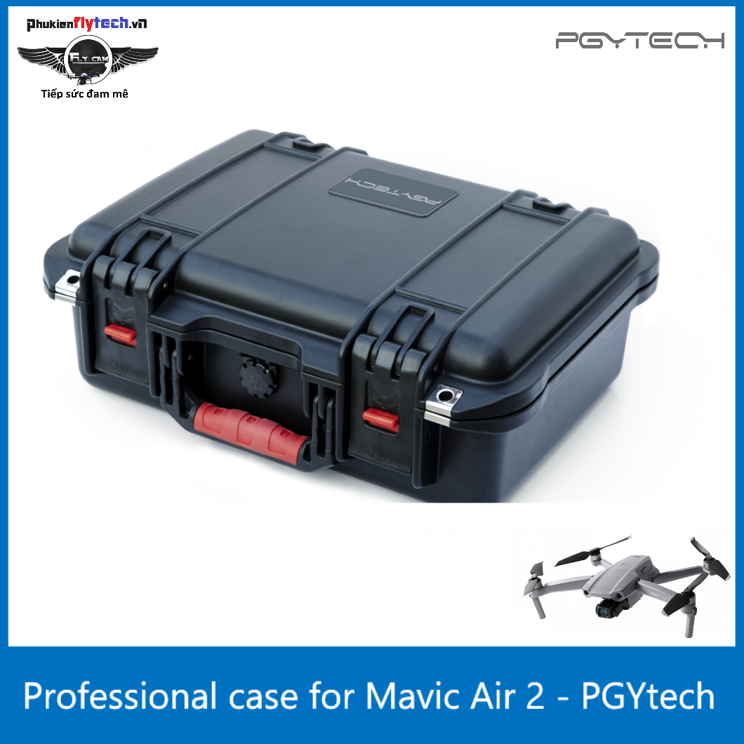 Vali chuyên dụng Mavic Air 2 – Mavic Air 2 professional case - Hàng chính hãng PGYtech professional - Hàng chính hãng - Cứng cáp, chống nước tuyệt đối - Bảo vệ flycam