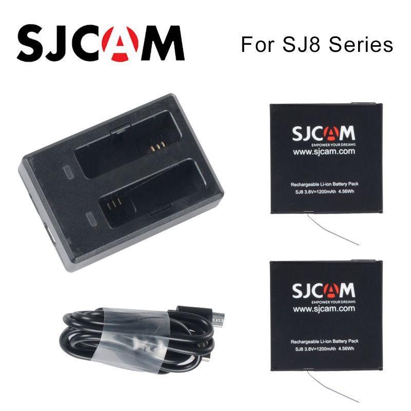 Dock sạc pin đôi cho camera hành trình sjcam sj8 - hãng phân phối chính thức