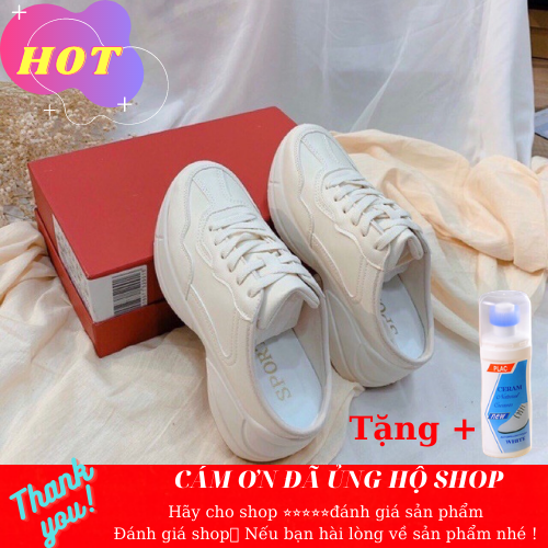Giày sục thể thao độn đế