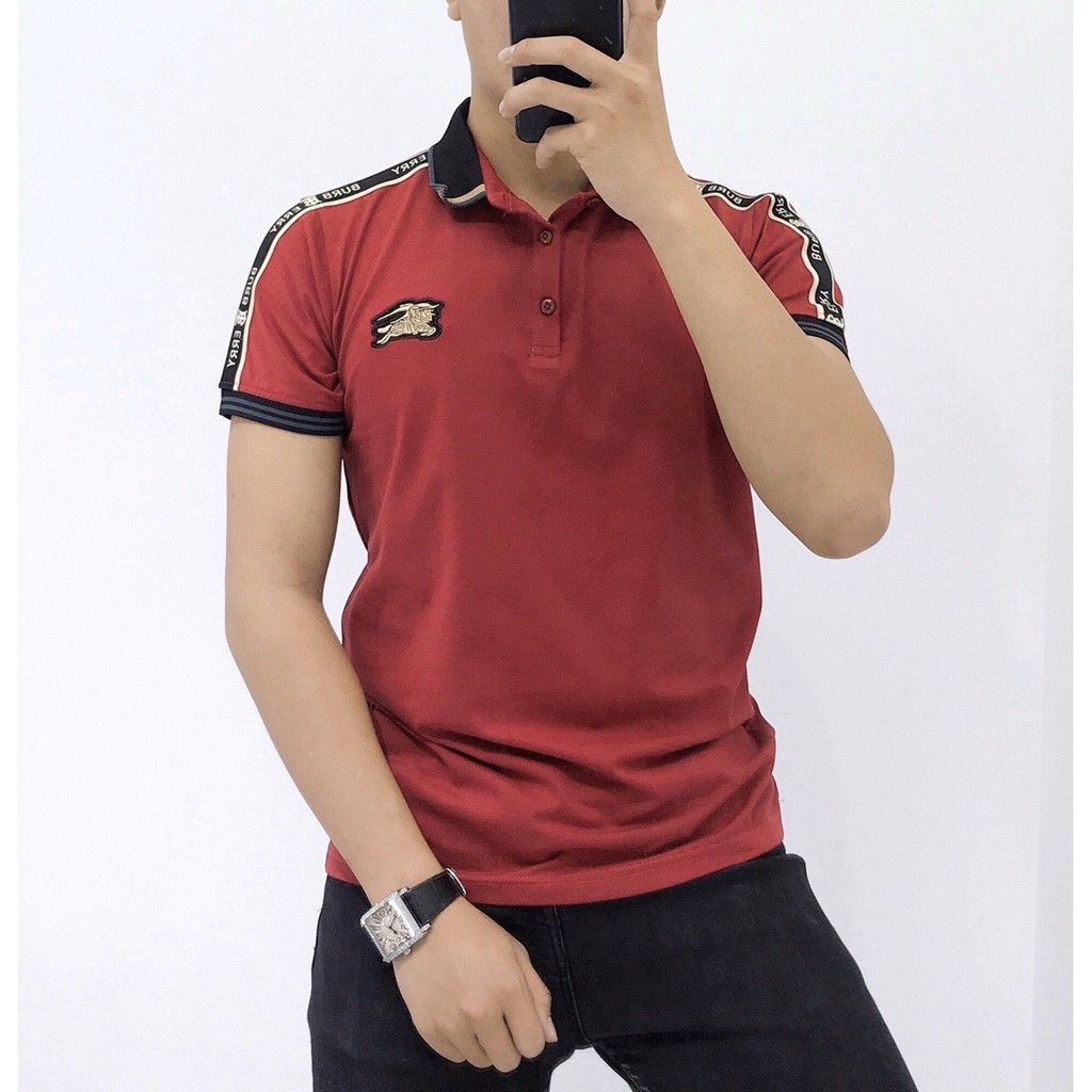 Áo polo nam ngắn tay 5 màu có cổ chất liệu cotton 100%