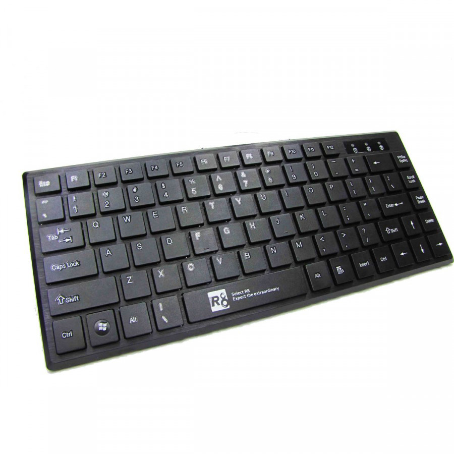 Bàn phím mini nhỏ gọn BOSSTON  R8 K1000- KEYBOARD MINI dây USB dùng cho laptop máy tính văn phòng chơi game
