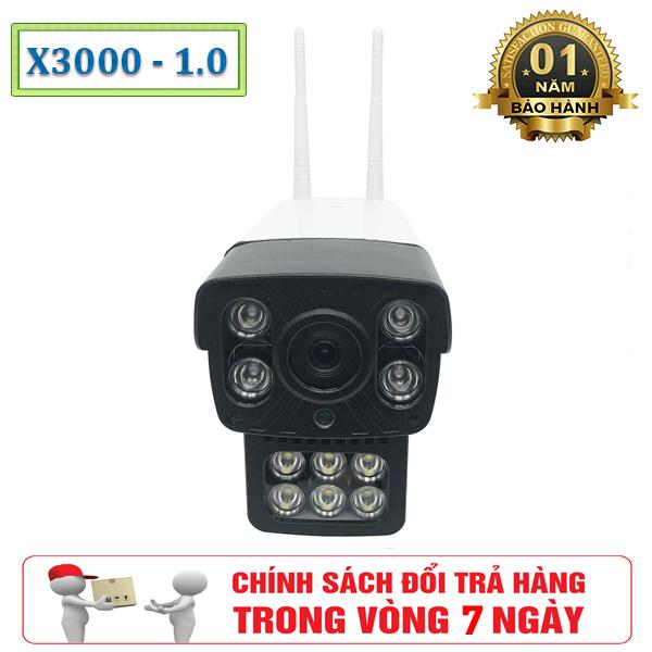 Camera ngoài trời Yoosee X3000 Full 720HD - hỗ trợ 6 đèn LED cho hình ảnh ngày đêm sắc nét