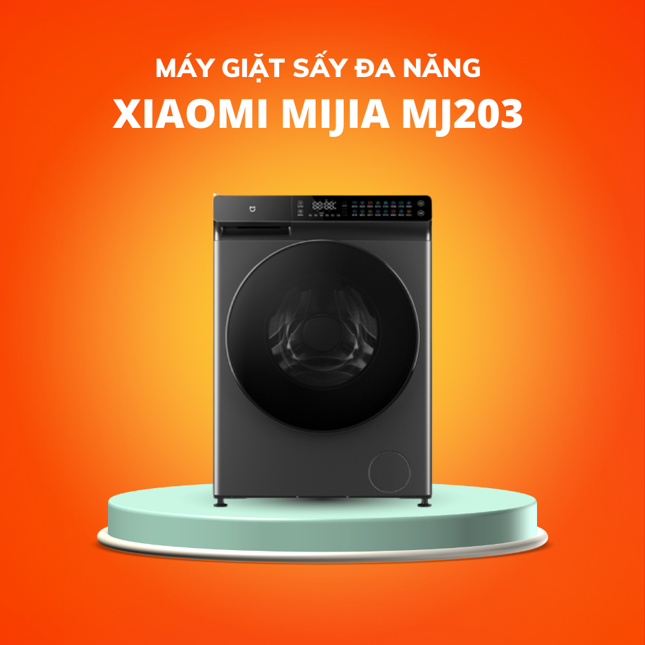 Máy giặt sấy thông minh Xiaomi Mijia MJ203 chính hãng (Giặt 10kg Sấy 7kg)