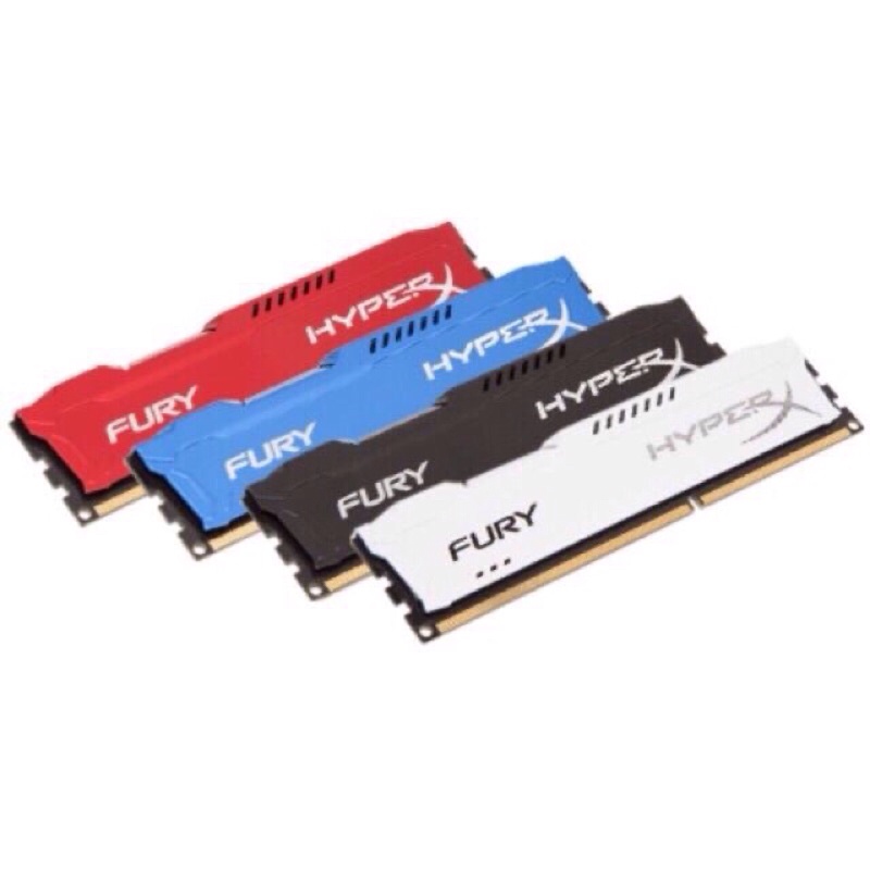 Tản nhiệt ram fury hyperx - ram ddr3, ddr4 - chất liệu nhôm, khắc logo chữ nổi - tặng kèm 2 miếng dán