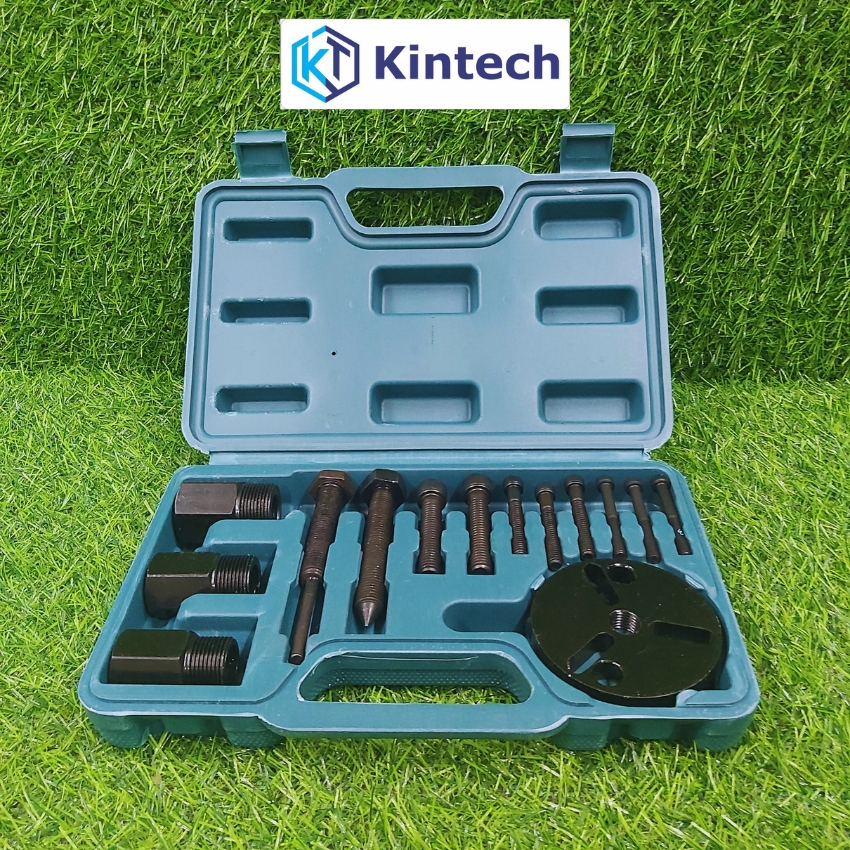 Bộ tháo mặt hít, vam đầu lốc nén điều hòa ô tô Kintech