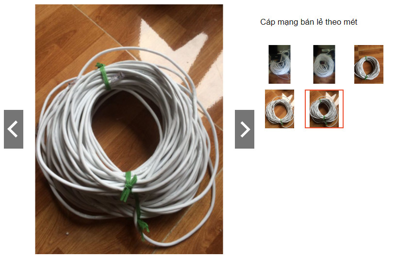 30 mét dây mạng cat 6 loại tốt bấm sẵn 2 đầu