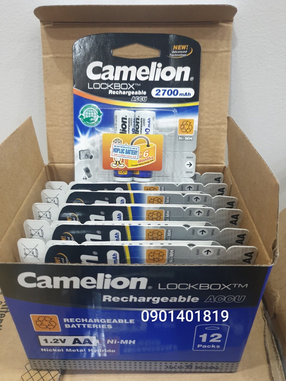 Pin sạc camelion aa