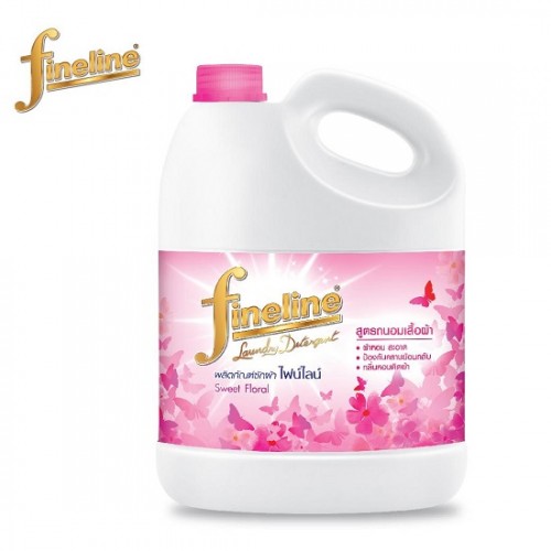 Nước giặt xả thái lan fineline 3000ml màu hồng