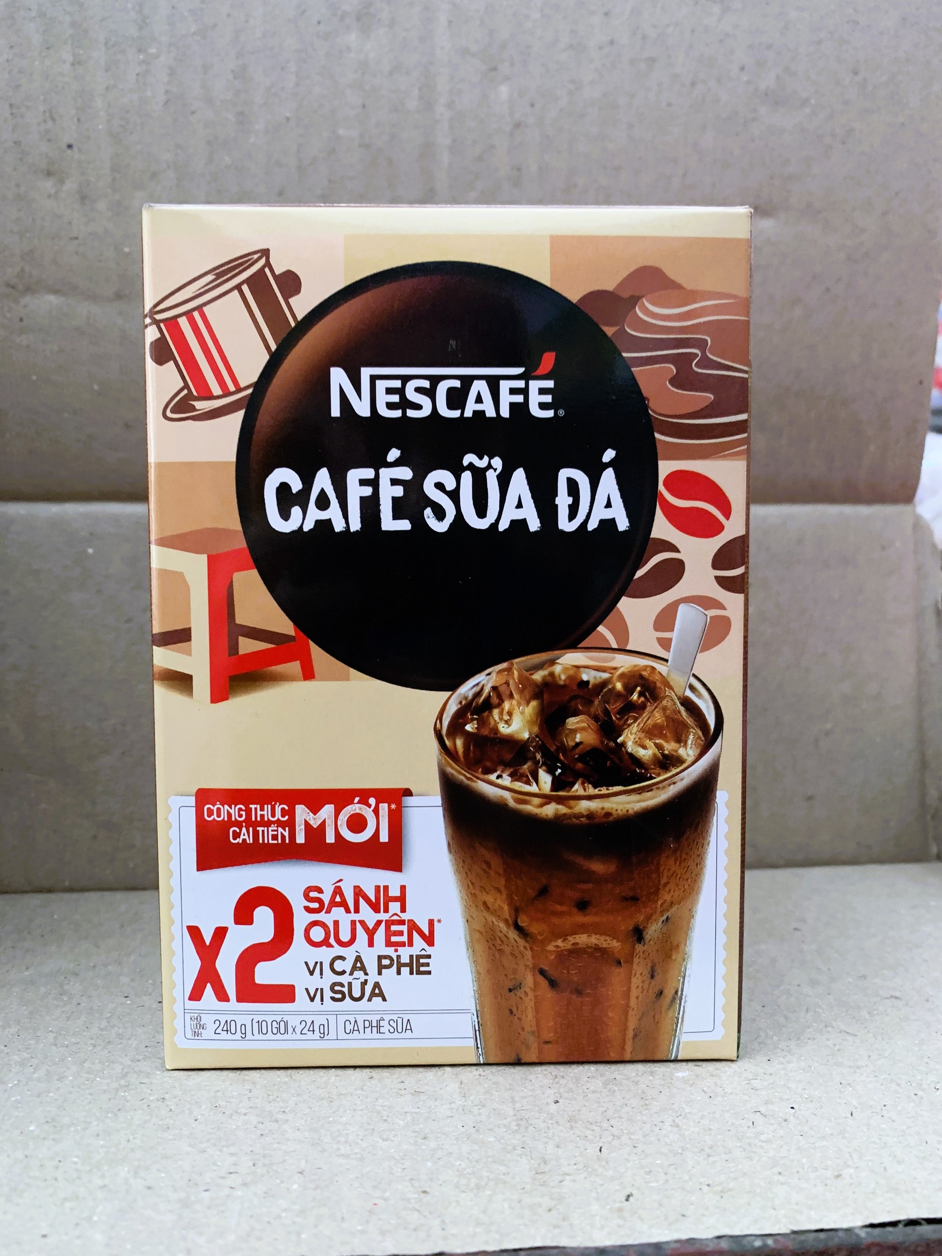 Cà phê hòa tan Nescafé 3in1 cà phê sữa đá
