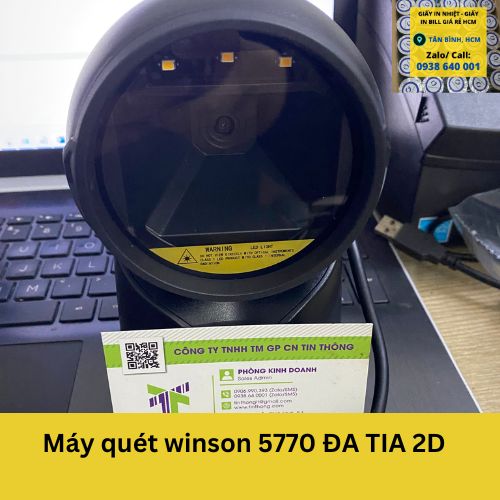 Máy quét mã vạch đa tia winson wai-5770 - máy check mã vạch để bàn
