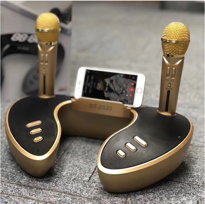 [XẢ KHO] Loa Karaoke, Loa Bluetooth Karaoke Giá Rẻ Trọn Bộ Loa Karaoke Bluetooth ST2020 Tặng Kèm 2 Micro Karaoke Bluetooth Cao Cấp Hát Karaoke Gia Đình Cực Hay Loa Công Suất Lớn - Bass Trầm Cực Chuẩn