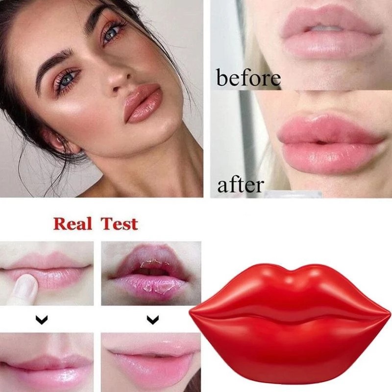 Mặt nạ môi hoa hồng zozu dưỡng ẩm mềm môi căng mọng, hồng tự nhiên