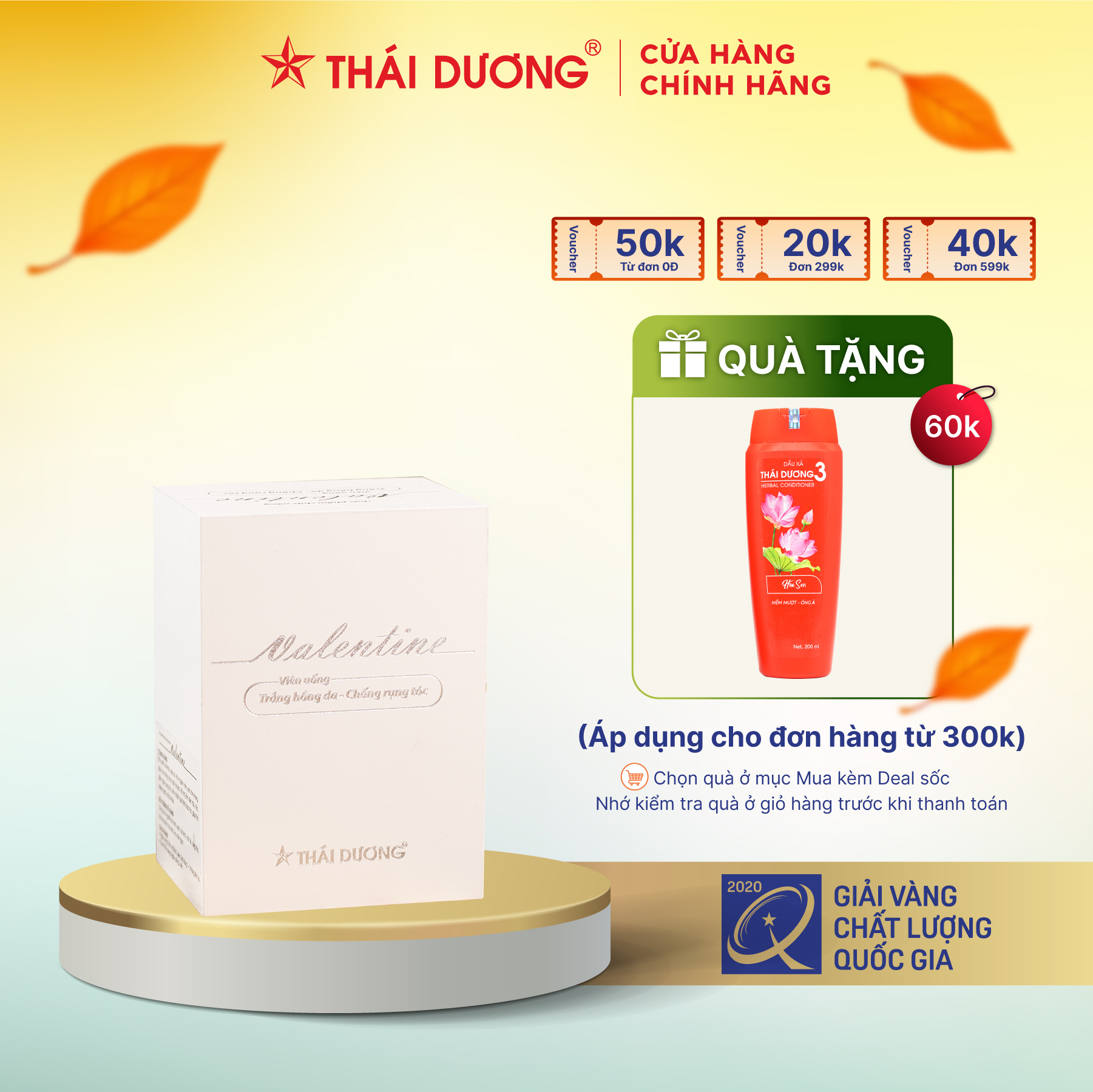 Viên uống valentine sao thái dương 60 viên/ hộp