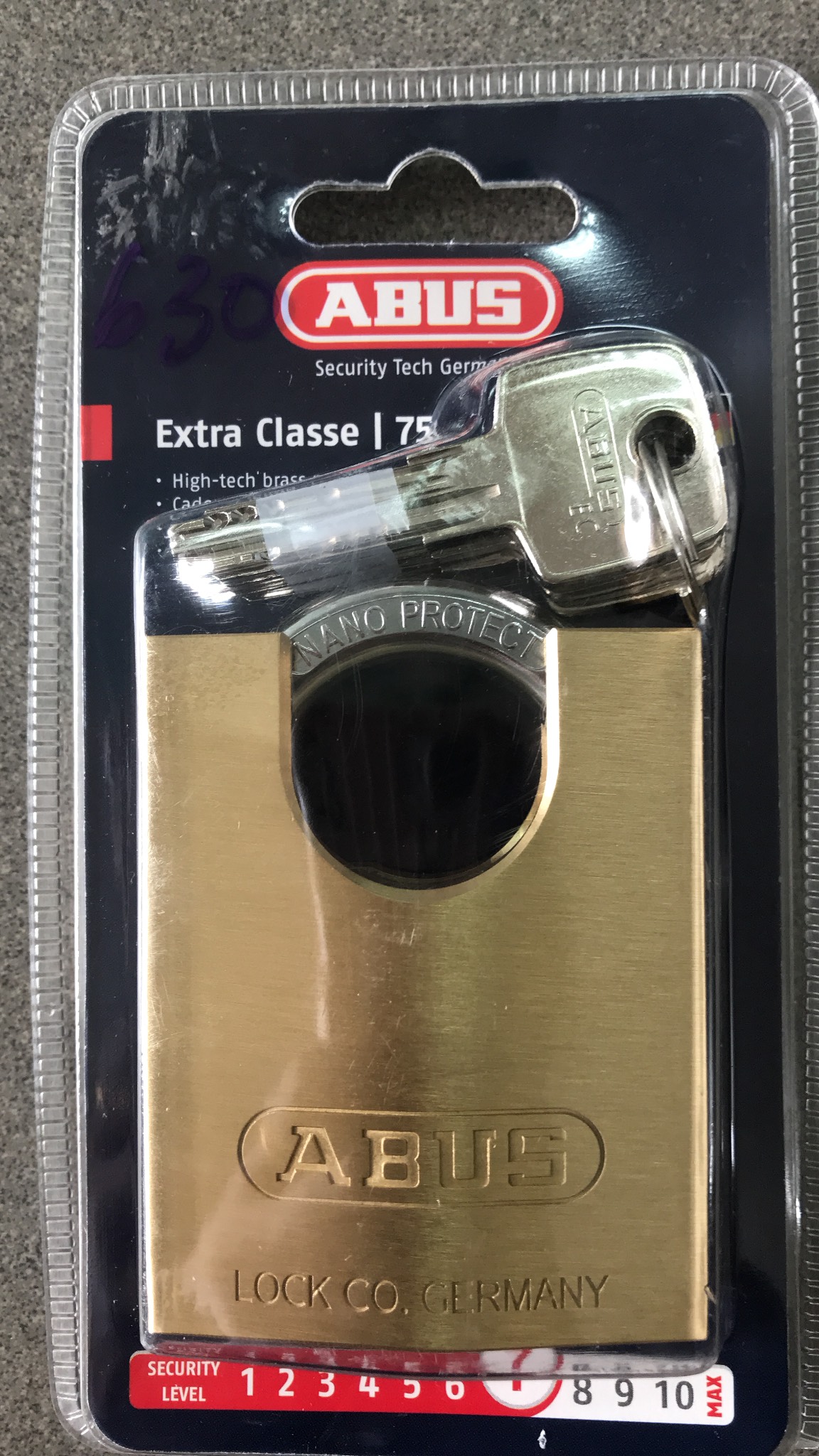 Khóa treo abus chống cắt 75cs/60