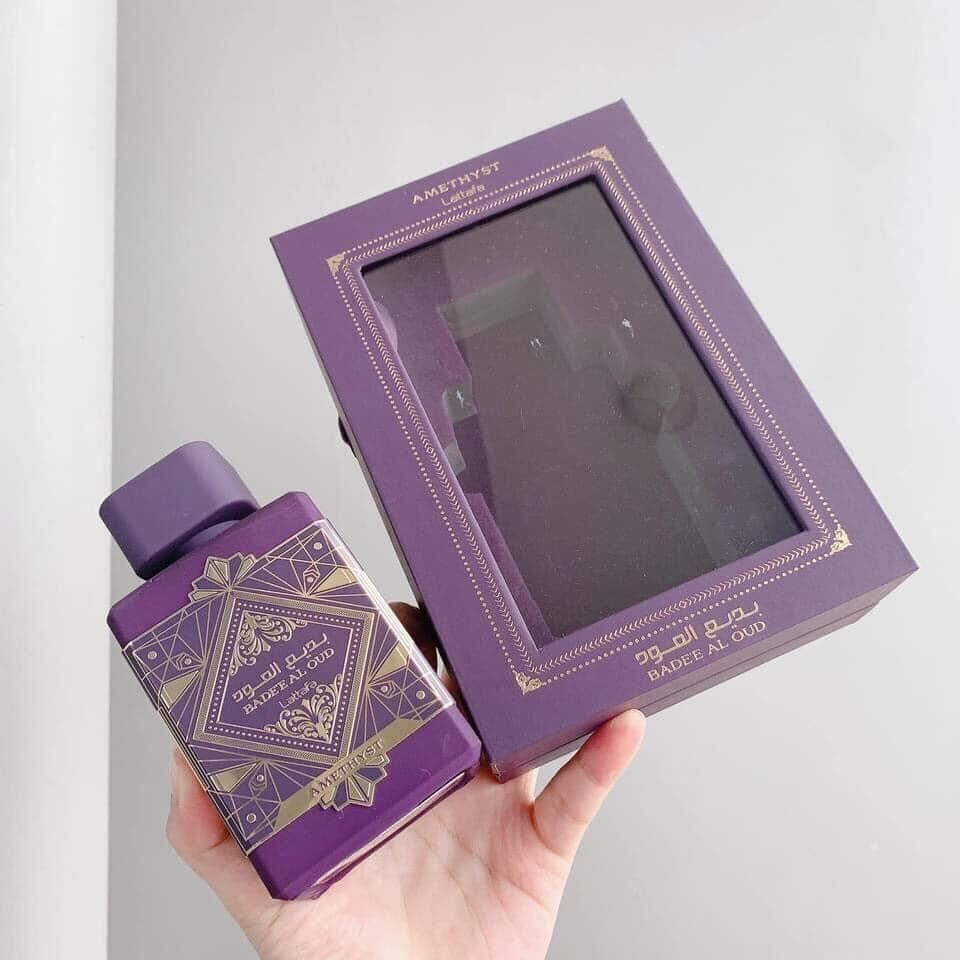 Nước hoa unisex lattafa amethyst bade’e al oud edp 100ml
