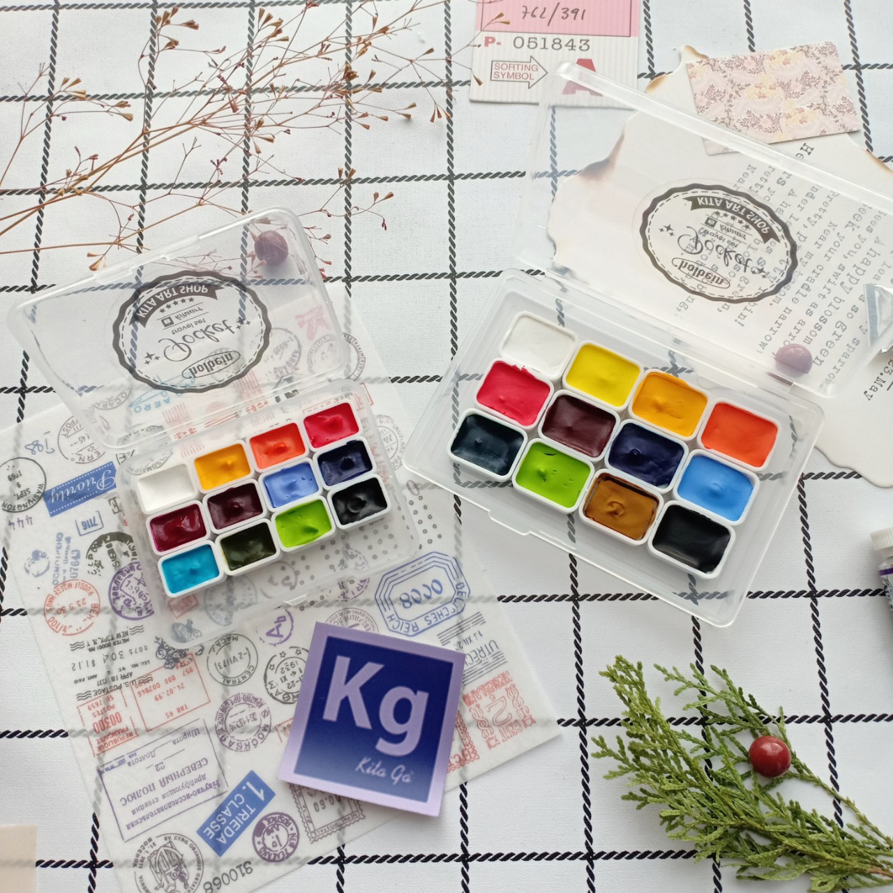 Pocket Màu Nước 12 0.5Ml Nhỏ Gọn Tiện Lợi