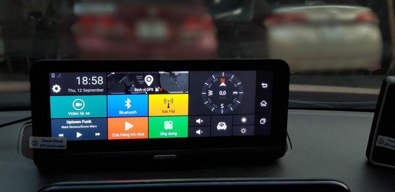 Camera hành trình Android, quay, ghi hình trước sau , Màn hình 8inch