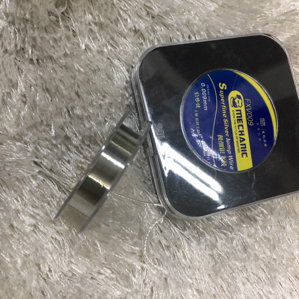 Dây bạc siêu mịn câu home hiệu mechanic 0.008mm