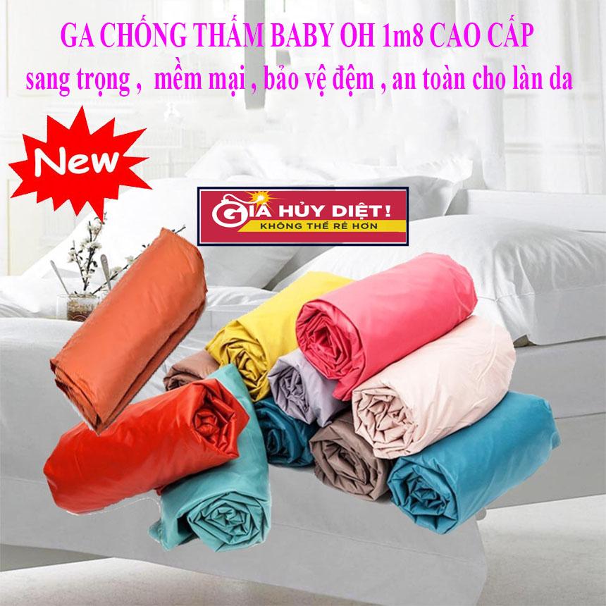 Ga boc dem chong tham nuoc , ga chống thấm baby 1,8m cao cấp l230 , mềm mại , không bí , bảo vệ đệm , bảo hành uy tín chất lượng , mã sp 462