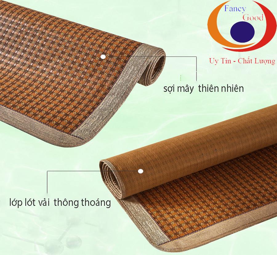 Chiếu điều hòa 2 mặt - Chiếu trúc hương trúc Chiếu điều hòa 3D, chiếu lụa mùa hè cực kỳ thoáng mát, Đảm bảo uy tín - chất lượng
