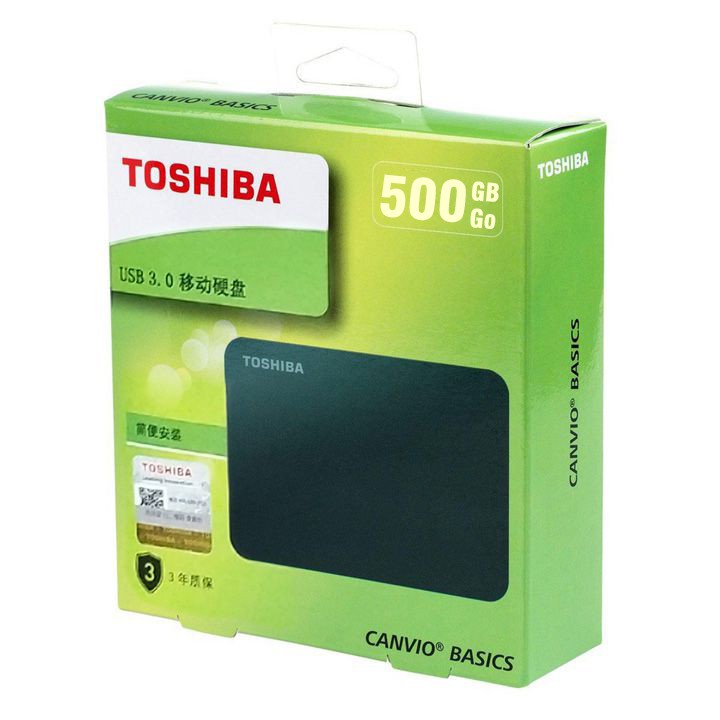 Ổ cứng di động toshiba canvio basics 500gb usb 3.0