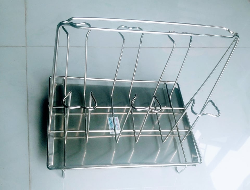 Khay úp cốc, úp ly uống nước inox không gỉ cao cấp