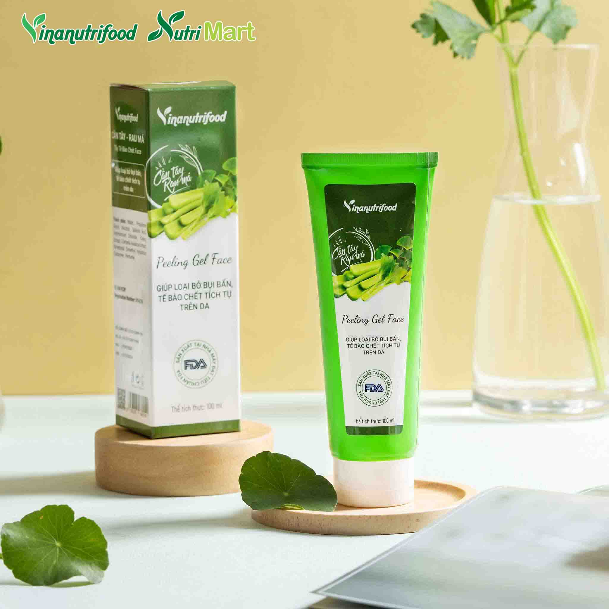 Tẩy Tế Bào Chết Vinanutrifood, kem tẩy tể bào chết da mặt, giúp loại bỏ tế bào chết trên da, dưỡng ẩm cho da, ngăn ngừa sự hình thành mụn, tránh gây tắc lỗ chân lông