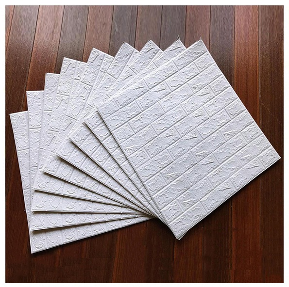 Bộ 10 Miếng Xốp Dán Tường Giả Gạch 3D (70 x 77cm) - Đủ màu
