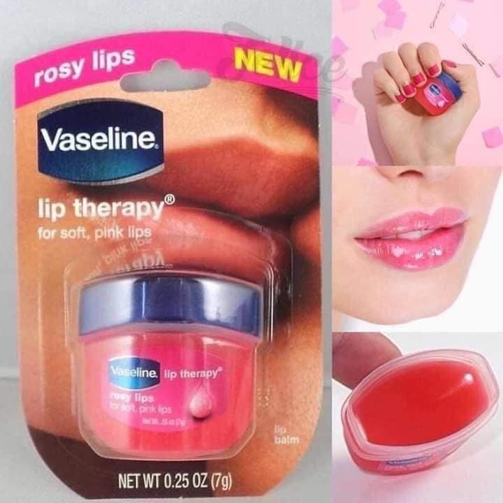Sáp Ủ Môi Hồng Xinh Vaseline Lip 7g