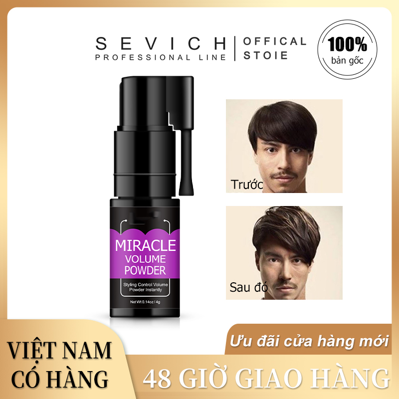 Bột tạo phồng tóc sevich volcanic ash styling powder chính hãng 8g - đầu phun có thể xoay 360°