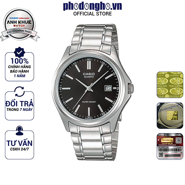 Đồng hồ nam dây kim loại casio anh khuê mtp-1183a-1adf