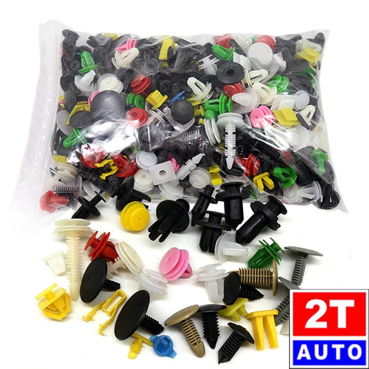 Bộ 500 đinh tán, chốt vít nở nhựa cho xe hơi ô tô - bộ 500 cái, vít nhựa ô tô, chốt nhựa ô tô xe hơi