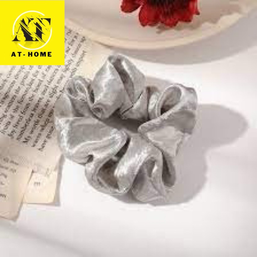 Dây cột tóc phi lụa cao cấp dễ thương sang trọng at home - giao ngẫu nhiên