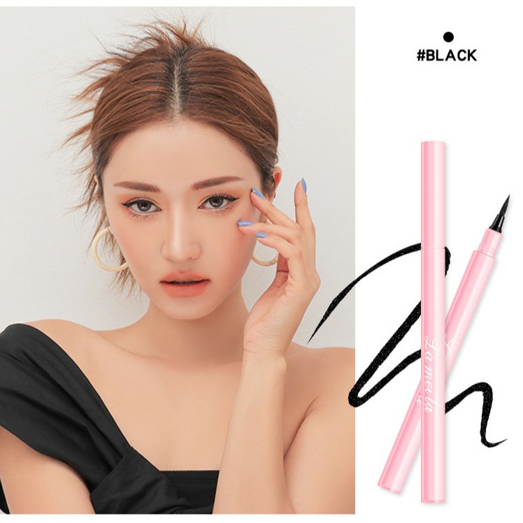 Bút kẻ mắt sắc nét lâu phai chống lem vỏ hồng